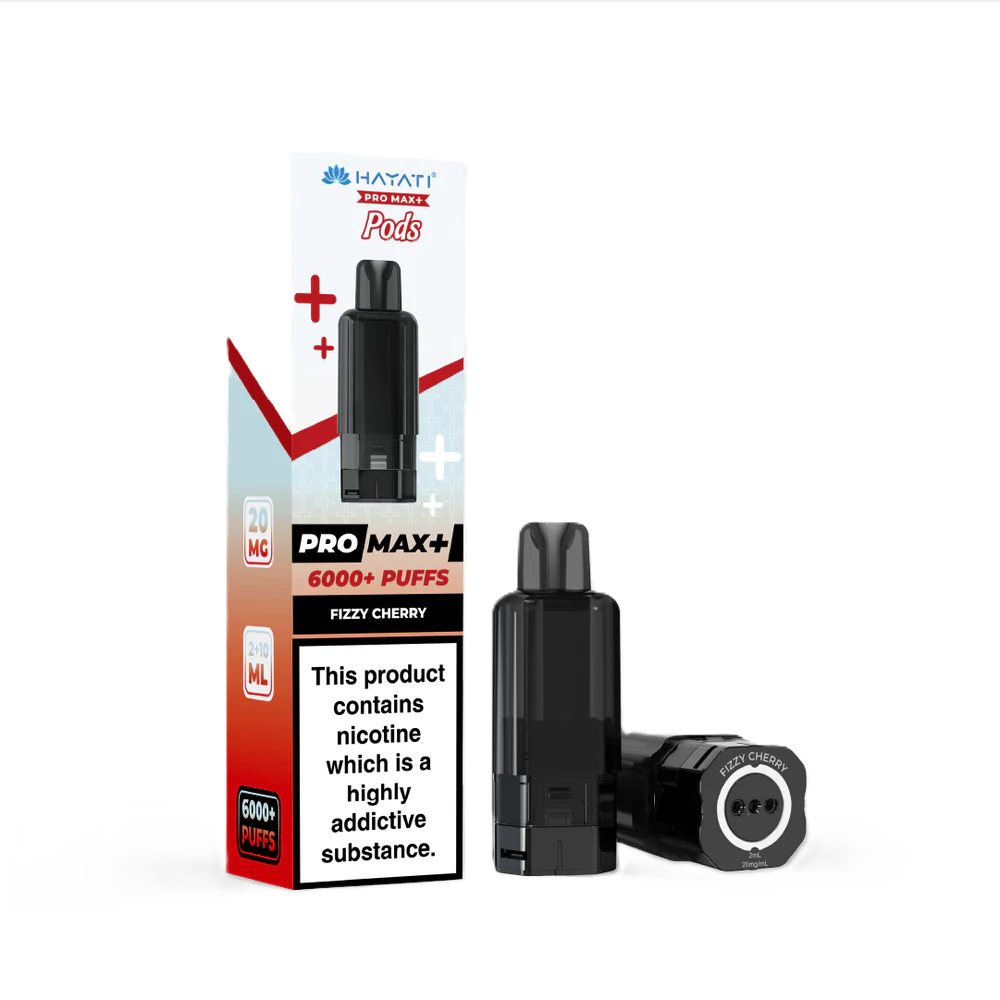 HayatiProMax_PodsFizzyCherrybox_pods Fizzy Cherry- hayati promax plus prefilled pod - Image 1