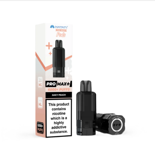 Juicy Peach- hayati promax plus prefilled pod