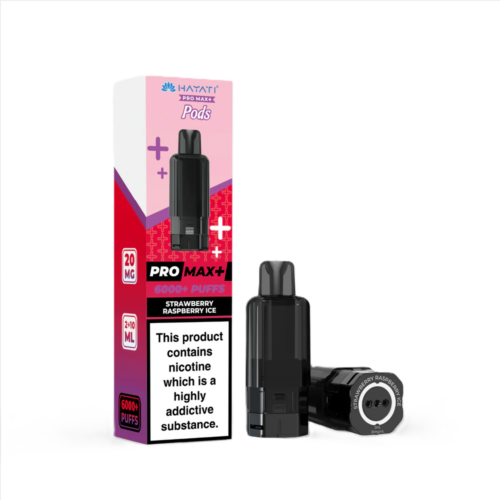 Strawberry Raspberry Ice- hayati promax plus prefilled pod