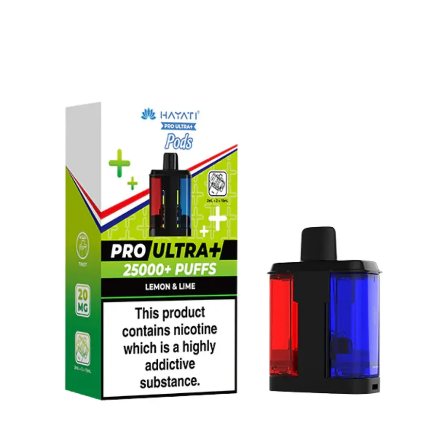 hayati-pro-ultra-plus-pods-lemon-lime Lemon Lime-Hayati pro ultra 25k pod - Image 1