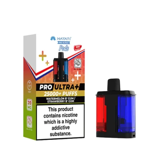 Watermelon B' Gum/Strawberry B' Gum-hayati pro ultra 25k pod