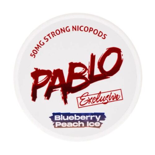 Blueberry peach ice-nicotine pouch