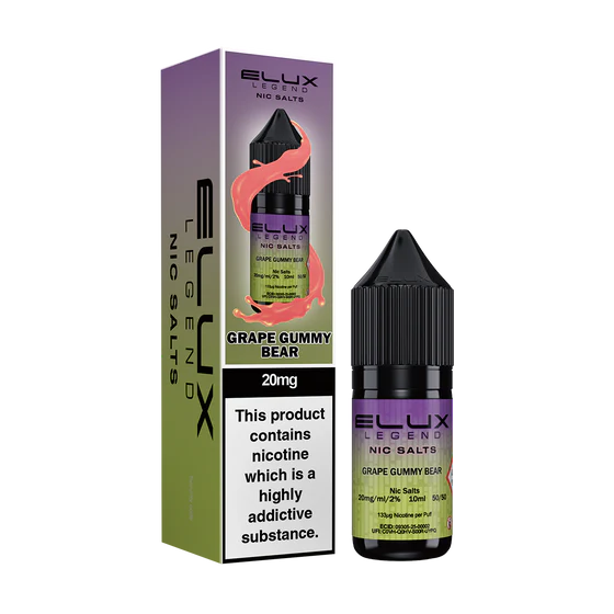 elux-10ml-nic-salt-10ml-grape-gummy-bear Elux-legend-nic-salt-Grape Gummy Bear - Image 1