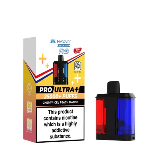 Cherry Ice/Peach Mango-hayati pro ultra 25k pod