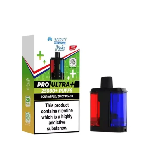 Sour Apple / Juicy Peach-hayati pro ultra 25k pod