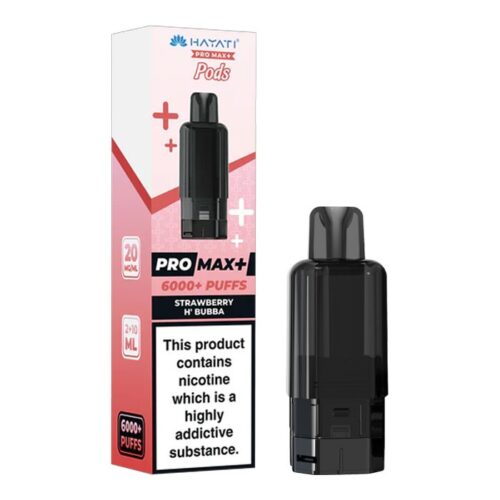 strawberry hubba-bubba- hayati promax plus prefilled pod